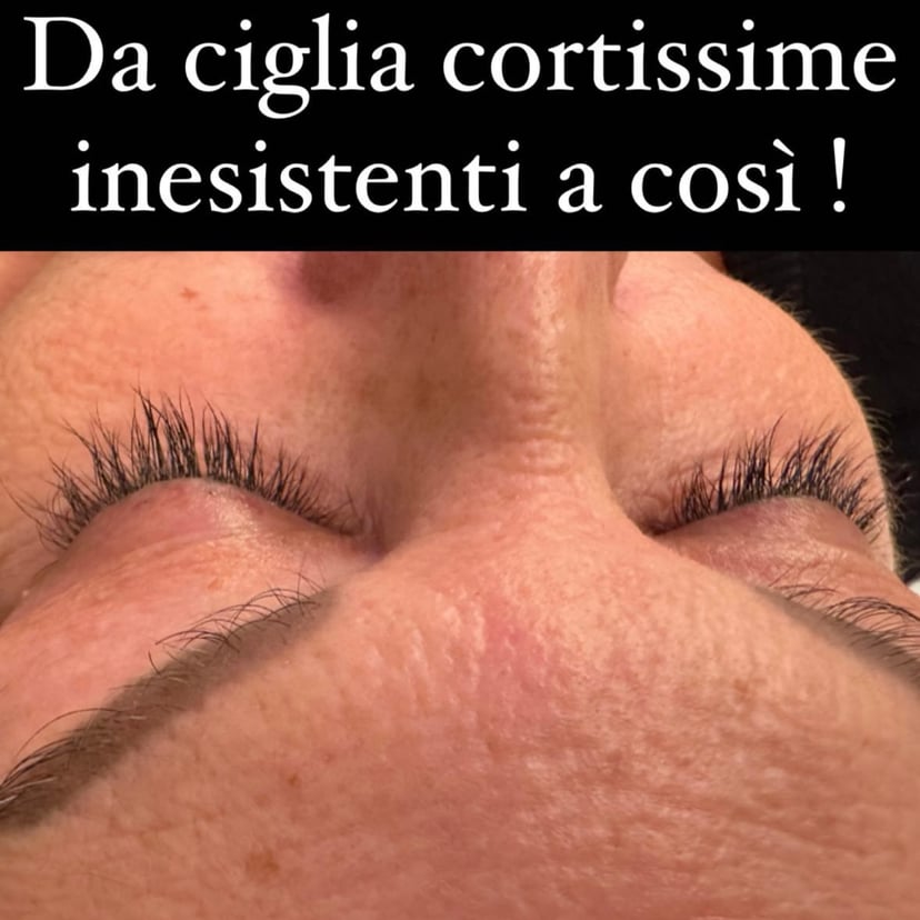 Da ciglia inesistenti a così